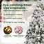  Artificial Christmas Tree with 300 LEDs with Stand Green-2074340217-2074340194