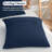 PHF 100% Cotton Waffle Weave Euro Shams, 2 Pack Elegant Home Decorative Euro Throw Pillow Covers for Bed Couch Sofa-124279110-124279116