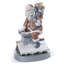 Down the Chimney Santa Figurine