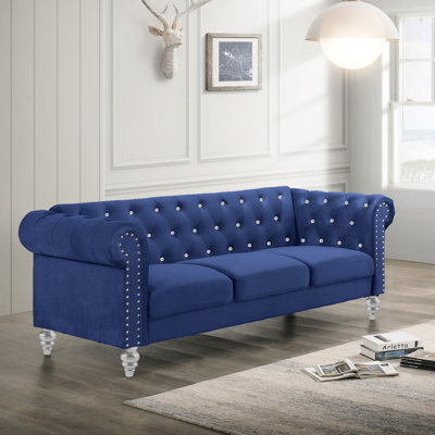Shondra 81'' Velvet Sofa