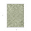 Tapis intérieur lavable à motif géométrique ivoire 5 pi x 8 pi