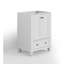 Base de meuble-lavabo simple 24 po seulement, surface peinte, portes à fermeture en douceur-116272783