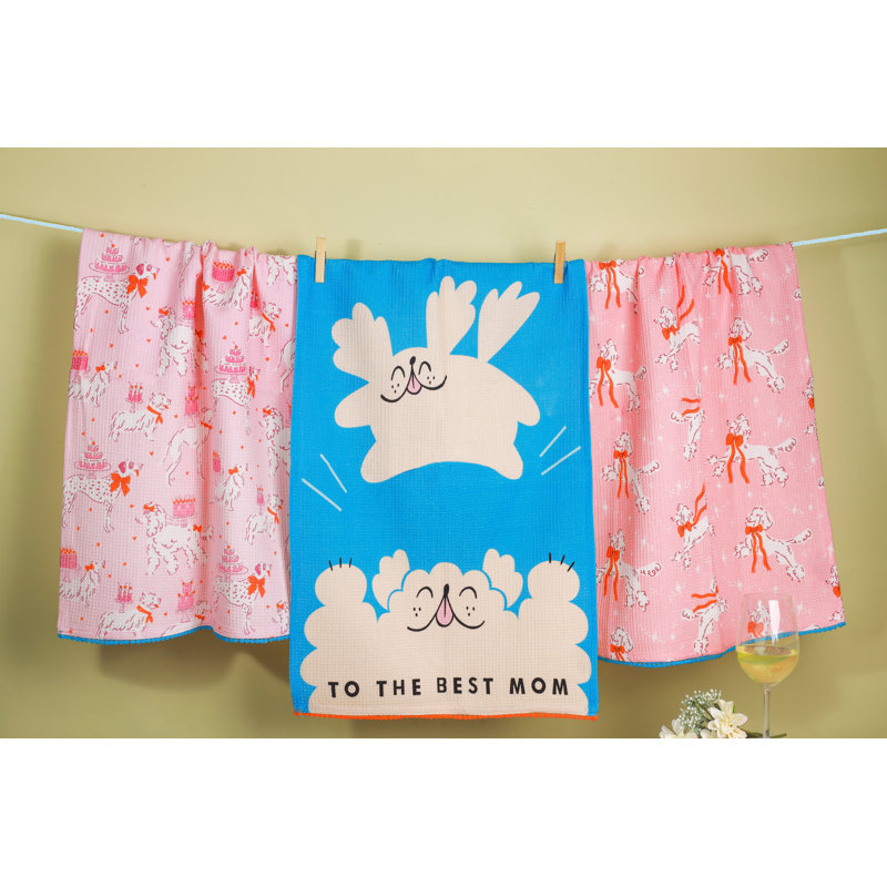 Best Mom Dog Lover Kitchen Towel Set