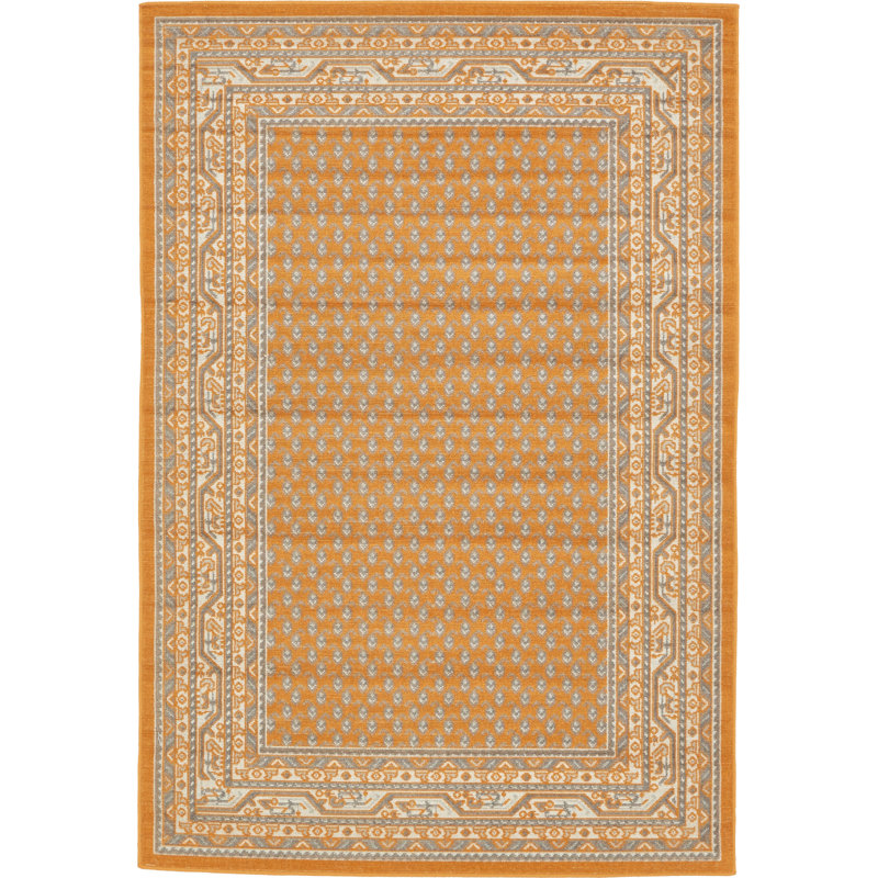 Swinson Geometric Indoor Rug, Rectangle 4'1" x 6'1"