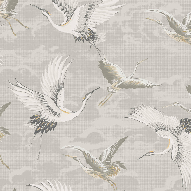 Papier peint Sublime Kranes Neutral, Neutre