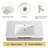  Farnor 36'' Wall-Mounted Single Bathroom Vanity With Resin Vanity Top-1466330918-1451154374