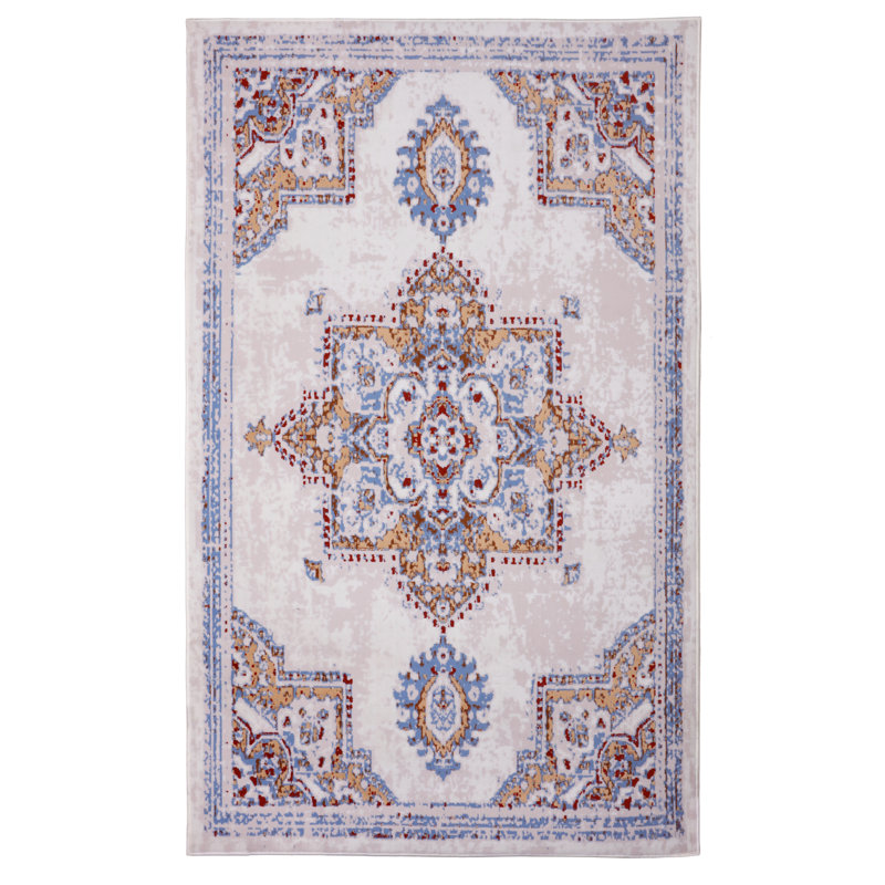 Oriental Indoor Rug, Rectangle 5' x 8'