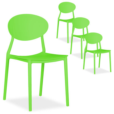 Eilonwy Stacking Patio Dining Side Chair