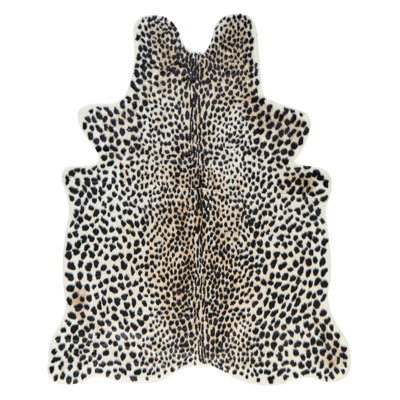 Otoe Animal Print Faux Fur Area Rug