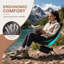 Chaise de camping portable pliable avec sac de transport, capacité de poids de 280 lb, noir-124966718