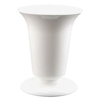 Vase en plastique blanc