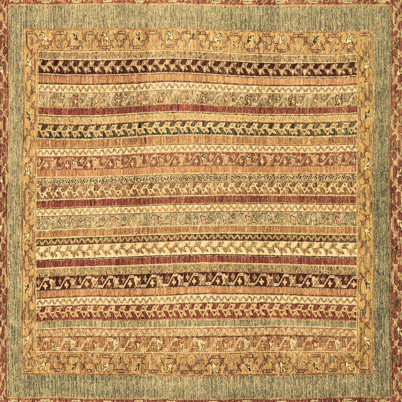 Tapis abstraits et lavables à la machine Abstract 2380, Carré 3 pi