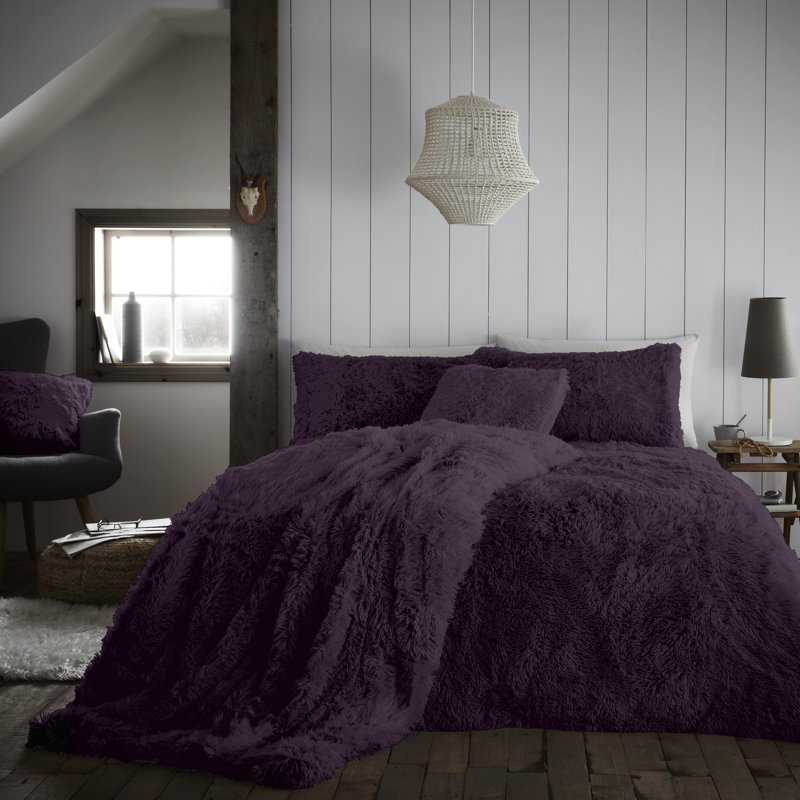 Polyester Solid Colour Duvet Cover Set with Pillowcases Included, King, Teal