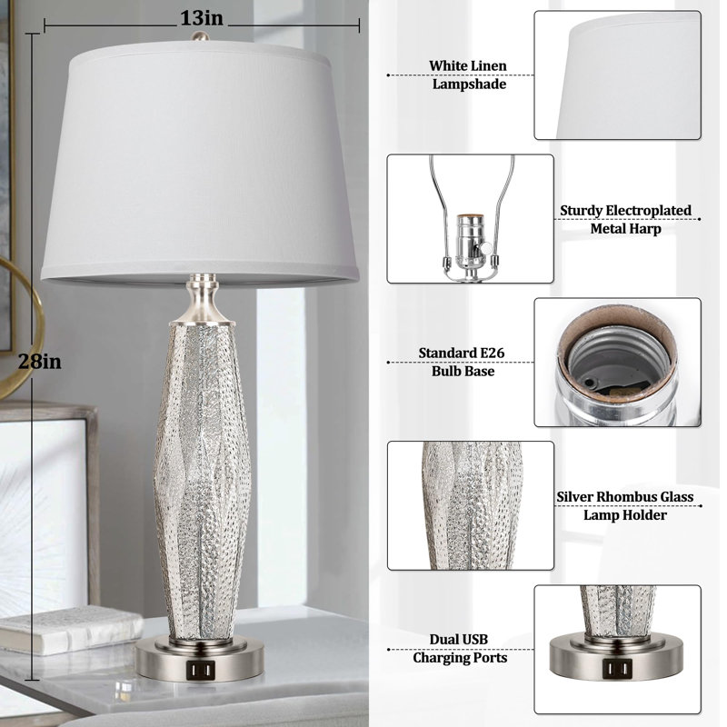 Hysnie Metal Table Lamp