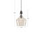 Luminaire suspendu en verre Auburn Bell-446664094