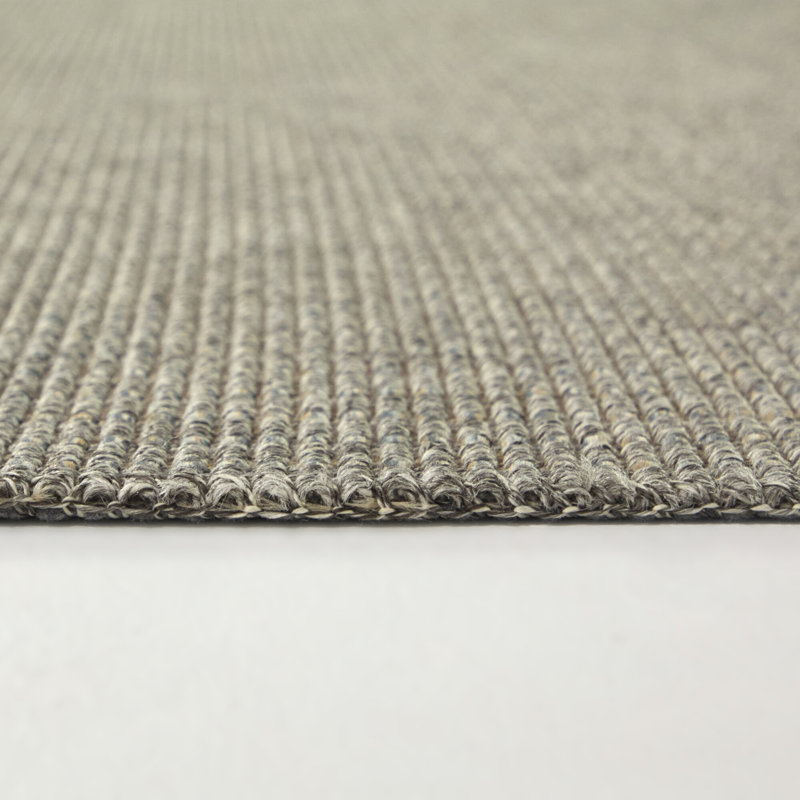 Yepez Light Blue Simple Stripe Indoor/Outdoor Area Rug, Rectangle 5 pi 3 po x 7 pi