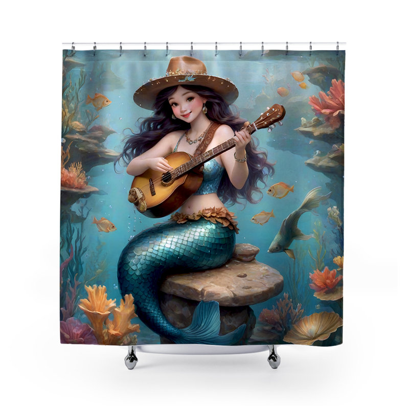 Rideau de douche Aquata Mermaid