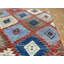 Tapis oriental rouge en soie noué à la main 8 pi 2 po x 10 pi 3 po Gabbeh G10979