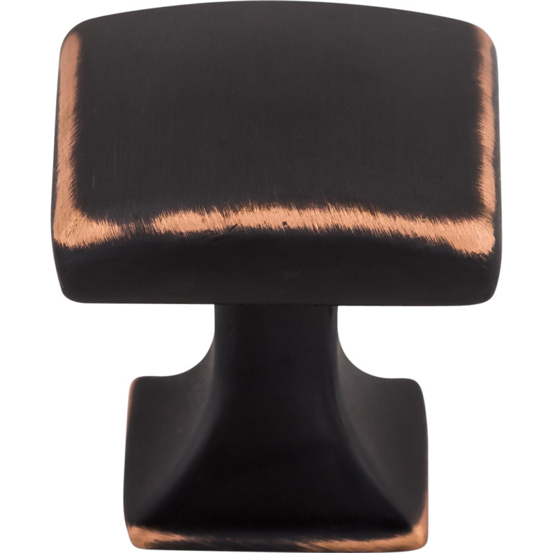 Contour 1 1/8" Length Square Knob, Umbrio