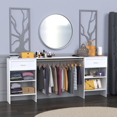 Suitesymphony Base Unit Set With Traditional Drawers, Top Shelf And Hang Rod