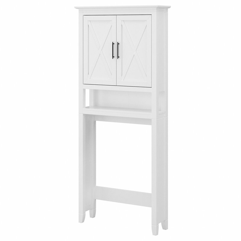 Edion Over The Toilet Storage, White Ash
