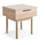 Shale 1 - Drawer Solid Wood Nightstand-94329303