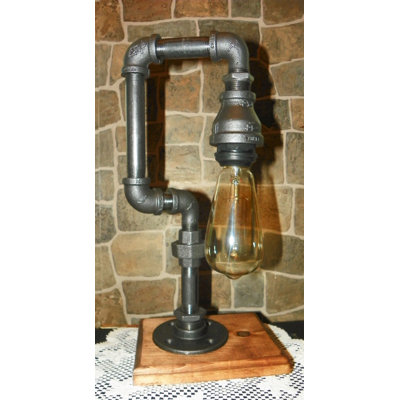 Hayslett Solid Wood Arched Lamp