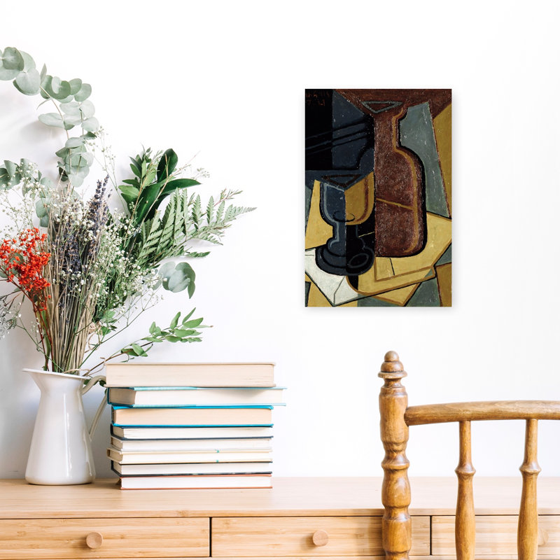 La Lettre, 1921, estampe d'art mural abstrait contemporain, 18" H x 12" W