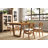 Farmhouse Dining Table Set, Solid Wood Extendable Dining Table And Rattan Back Dining Chair For Dining Room/Kitchen/Living Room-324751888-324751889