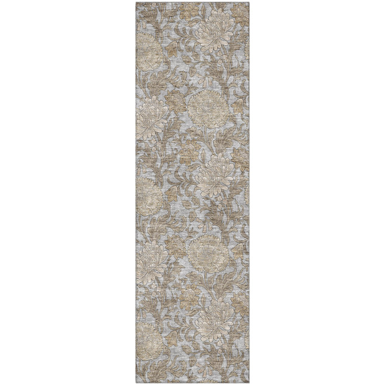 Premium Machine Washable Prisco Gray Rug