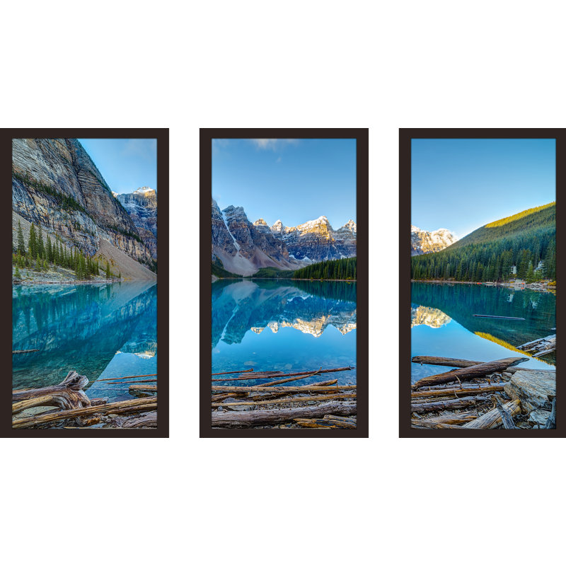 Moraine Lake in Banff National Park - Cadre photo, ensemble de reproductions de photos sur acrylique