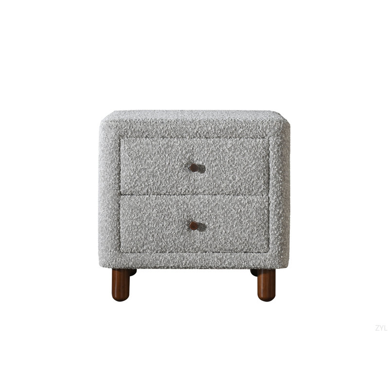 Table de chevet avec tiroir Grey Boucle