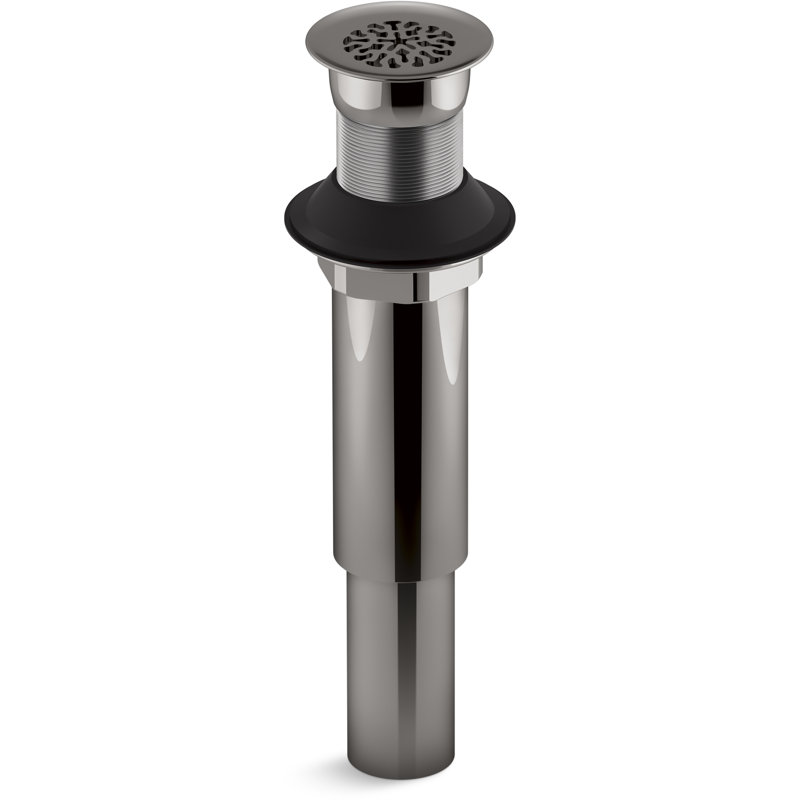 Devonshire 1.25" Grid Bathroom Sink Drain, Vibrant Titanium