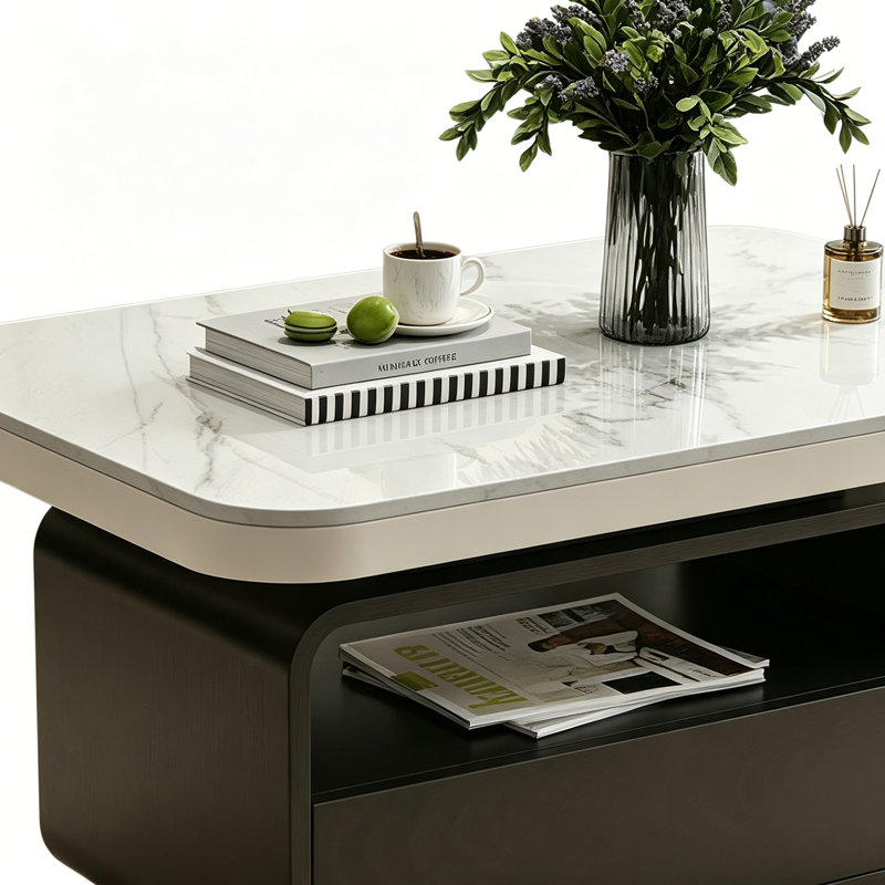 Eagan, H 18,5 po x L 29,52 po x l 15,74 po, White/Grey/Black