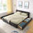 Elegant Upholstered Storage Frame