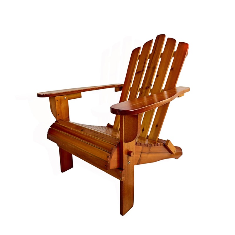 Chaise Adirondack pliable pour l'extérieur ou l'intérieur