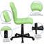 Chaise de bureau pivotante en vinyle Bonavant-100667726-100667723