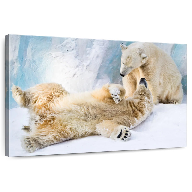 Brampt Polar Bears, 16" H x 24" W