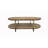 Aurora Bridges Latte Elm Veneer 3-piece Coffee Table, Console Table, And Nesting Table Set