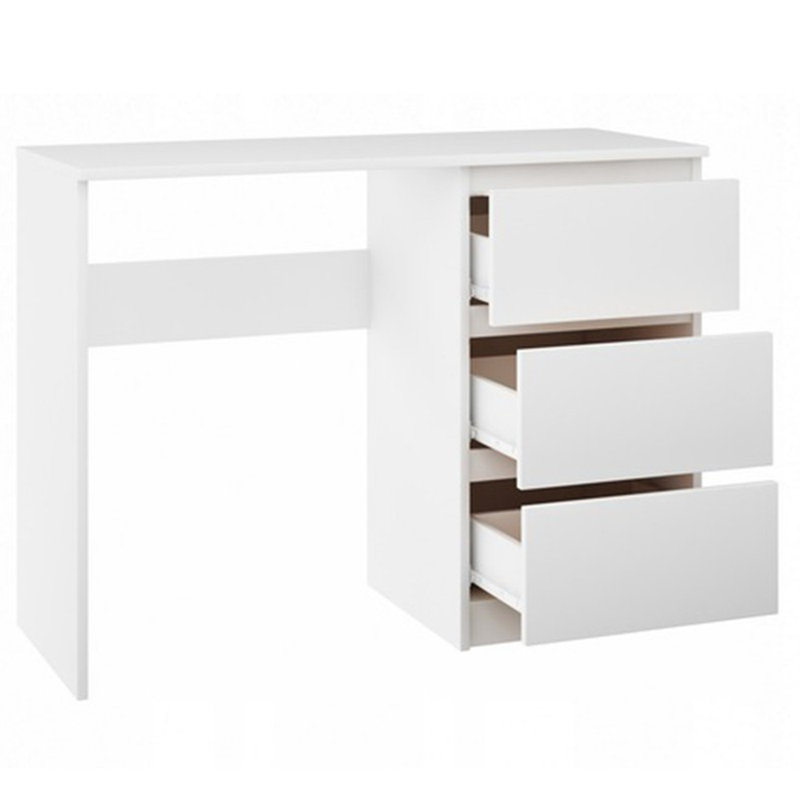Albali Solid Wood Base Computer Desk, White