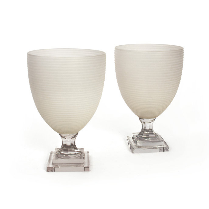 Verre à eau givré