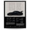  Affiche rétro de voiture de course - Art mural classique Supercar pour chambre de garçon, salon, dortoir - impression idéale pour les amateurs de voitures - impression sur toile sans cadre