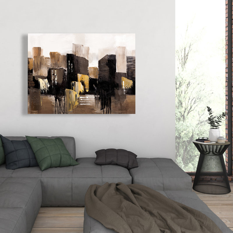 «Earthy Tones», paysage urbain abstrait