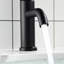 Robinet de salle de bain monotrou Compliant - robinet cascade en acier inoxydable d'une hauteur de 6,57 po-125355871
