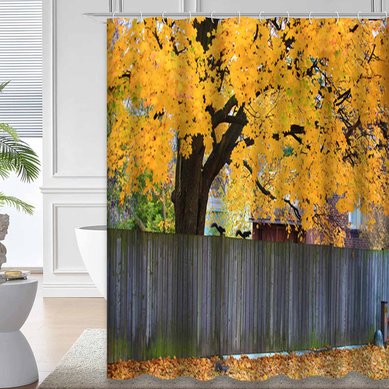 Rideau de douche Canada Autumn Forest, L 72 po x l 84 po