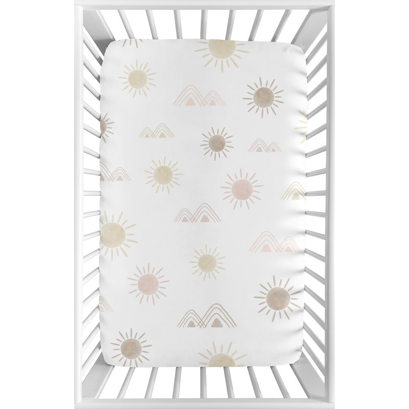 Drap-housse pour lit de bébé Desert Sun and Mountain