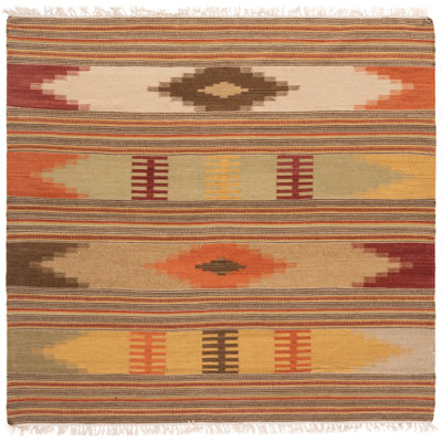 Bennett Hand Woven Wool Southwestern Rug