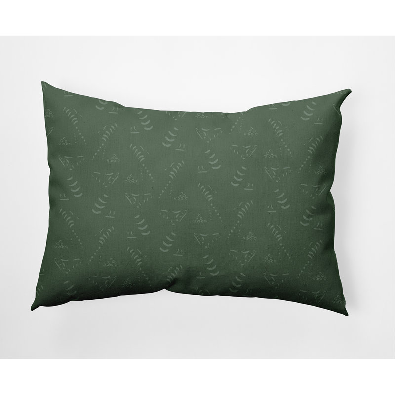 Housse de coussin carrée extérieure/insert, Vert