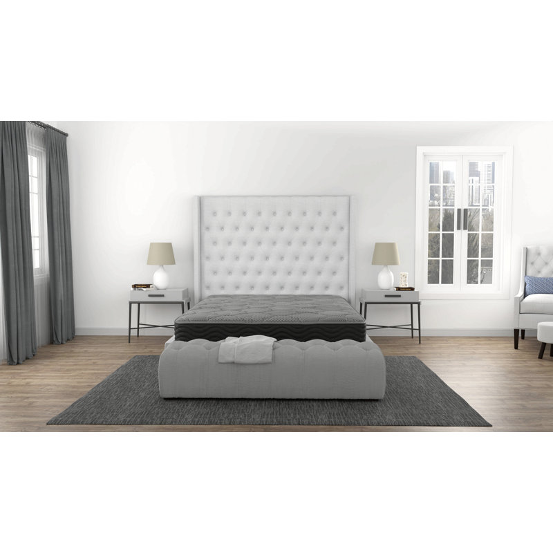 Matelas à ressorts ensachés 8 po Cs Hybrid, Simple