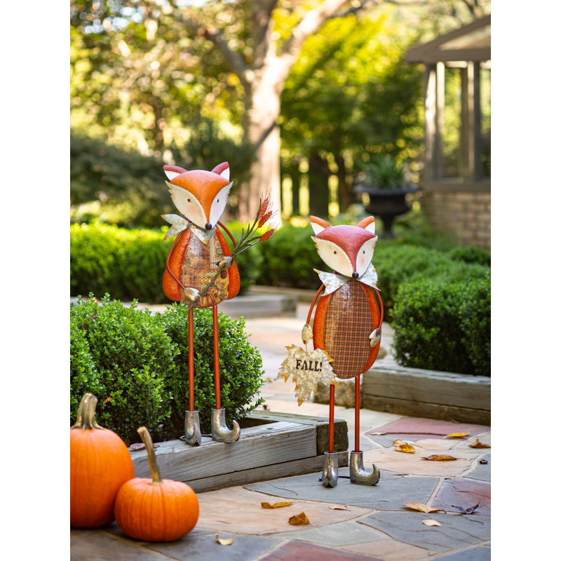 Ensemble de 2 statues de jardin Keegon